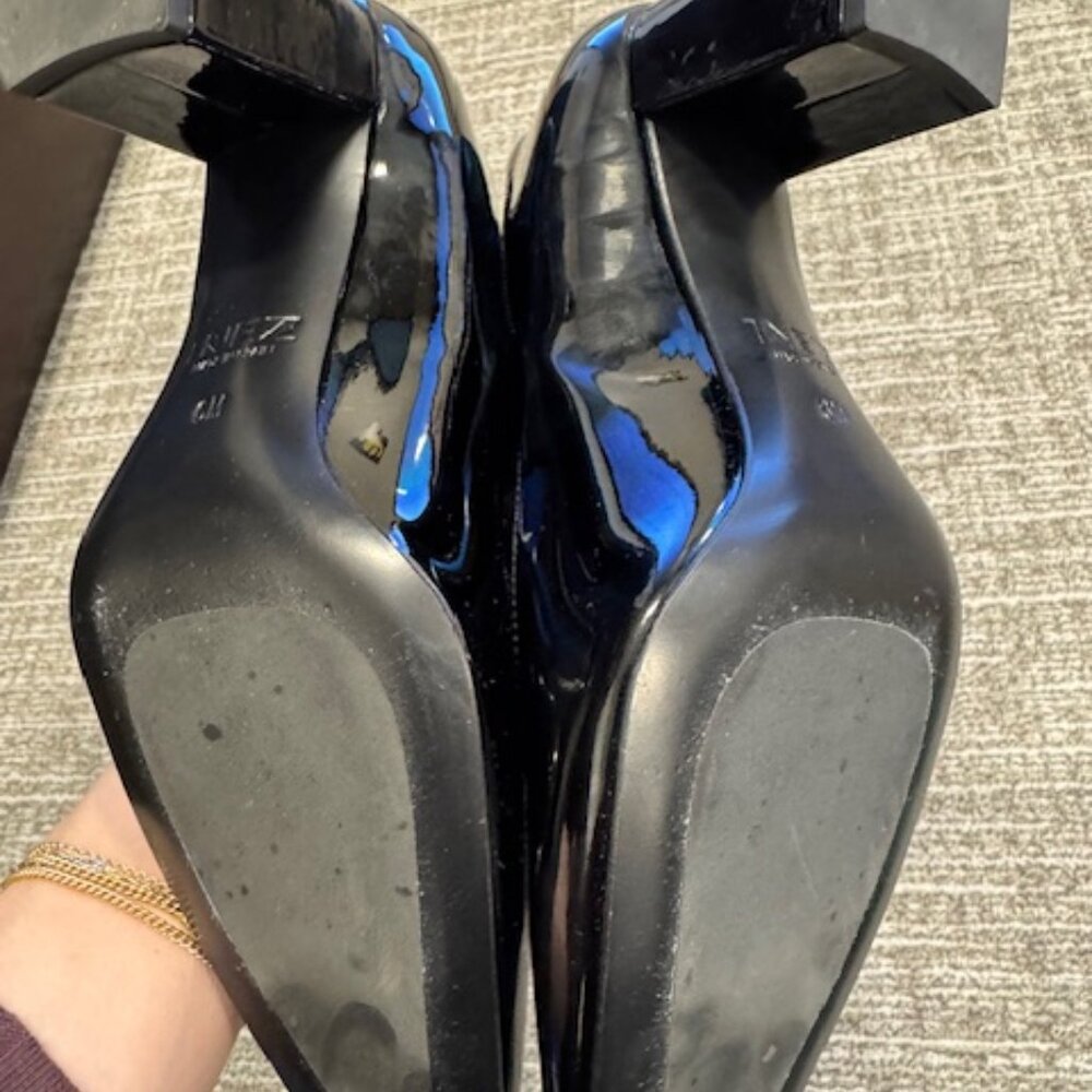 Inez Celine (mary jane style) in Black Patent - Picture 2 of 5